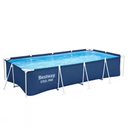 Бассейн каркасный 400x211x81 см прямоугольный без фильтра-насоса BESTWAY 56405