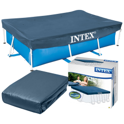 Тент защитный 300х200 см для каркасных прямоугольных бассейнов INTEX 28038