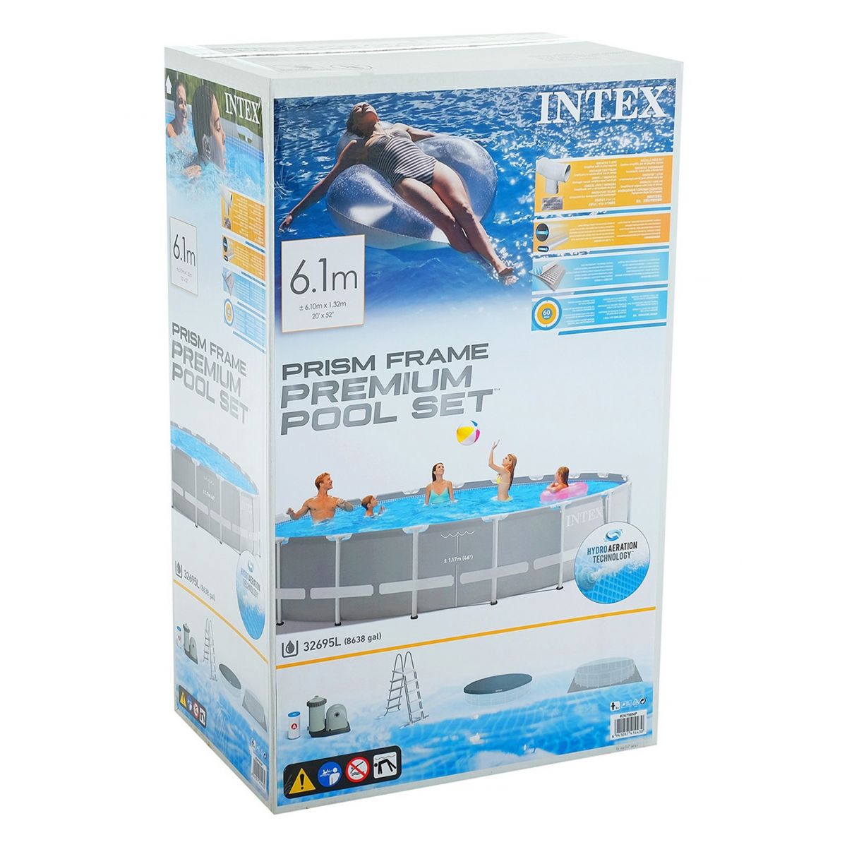 Бассейн каркасный круглый 610х132 см с фильтром и аксессуарами INTEX 26756NP Бассейн каркасный круглый 610х132 см с фильтром и аксессуарами INTEX 26756NP