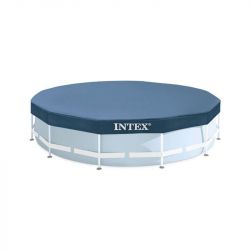 Тент 457 см для круглого каркасного бассейна с креплением и водоотводом INTEX 28032