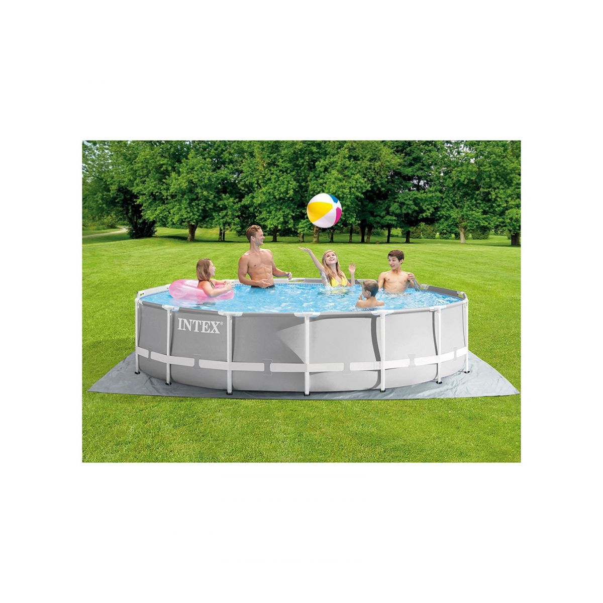 Бассейн каркасный 427x107 см круглый с аксессуарами, INTEX, 26720NP Бассейн каркасный 427x107 см круглый с аксессуарами, INTEX, 26720NP