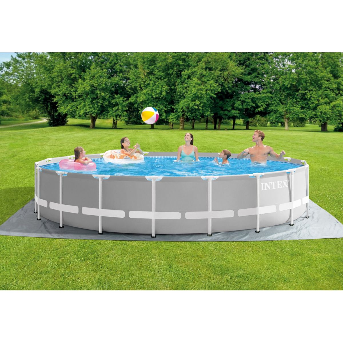 Бассейн каркасный 549х122 см круглый с аксессуарами INTEX 26732NP Бассейн каркасный 549х122 см круглый с аксессуарами INTEX 26732NP