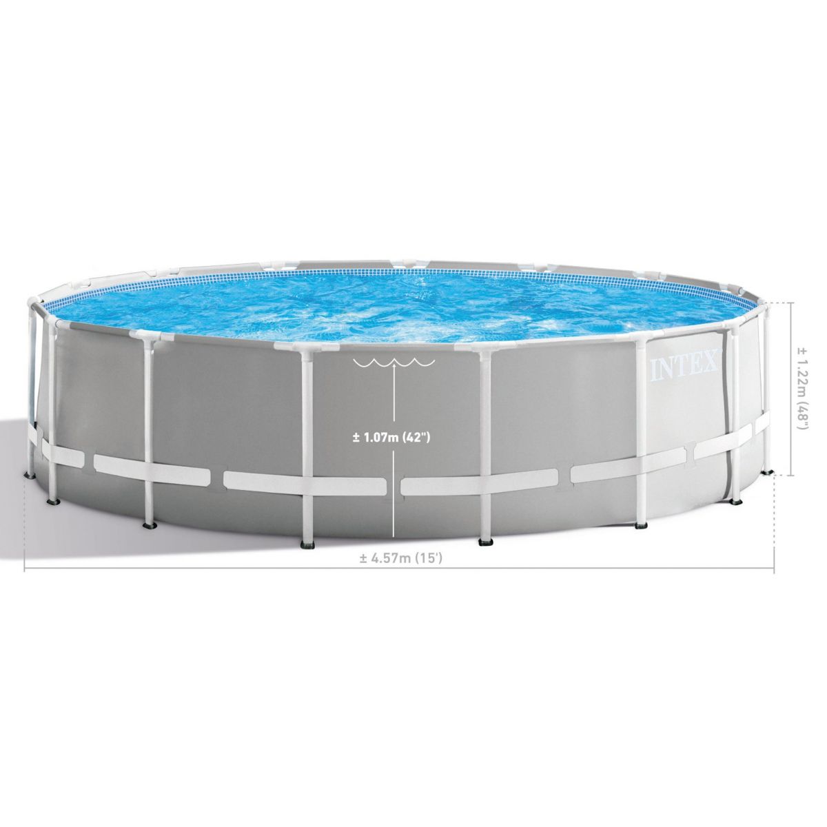 Каркасный бассейн 457x122 см с аксессуарами, металлокаркас, INTEX 26726NP Каркасный бассейн 457x122 см с аксессуарами, металлокаркас, INTEX 26726NP