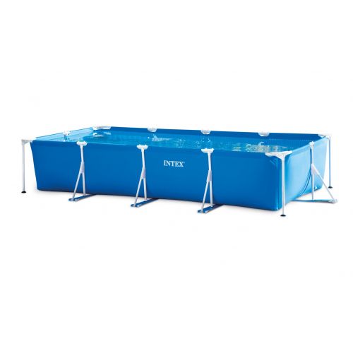 Бассейн каркасный 450x220x84 см с фильтром-насосом прямоугольный INTEX 28274NP